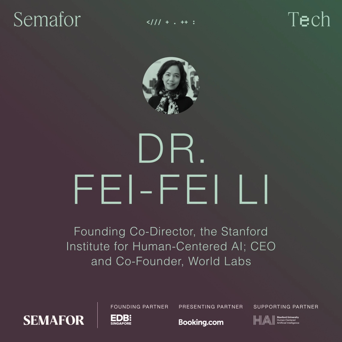 A graphic promoting Semafor’s Technology Live event.