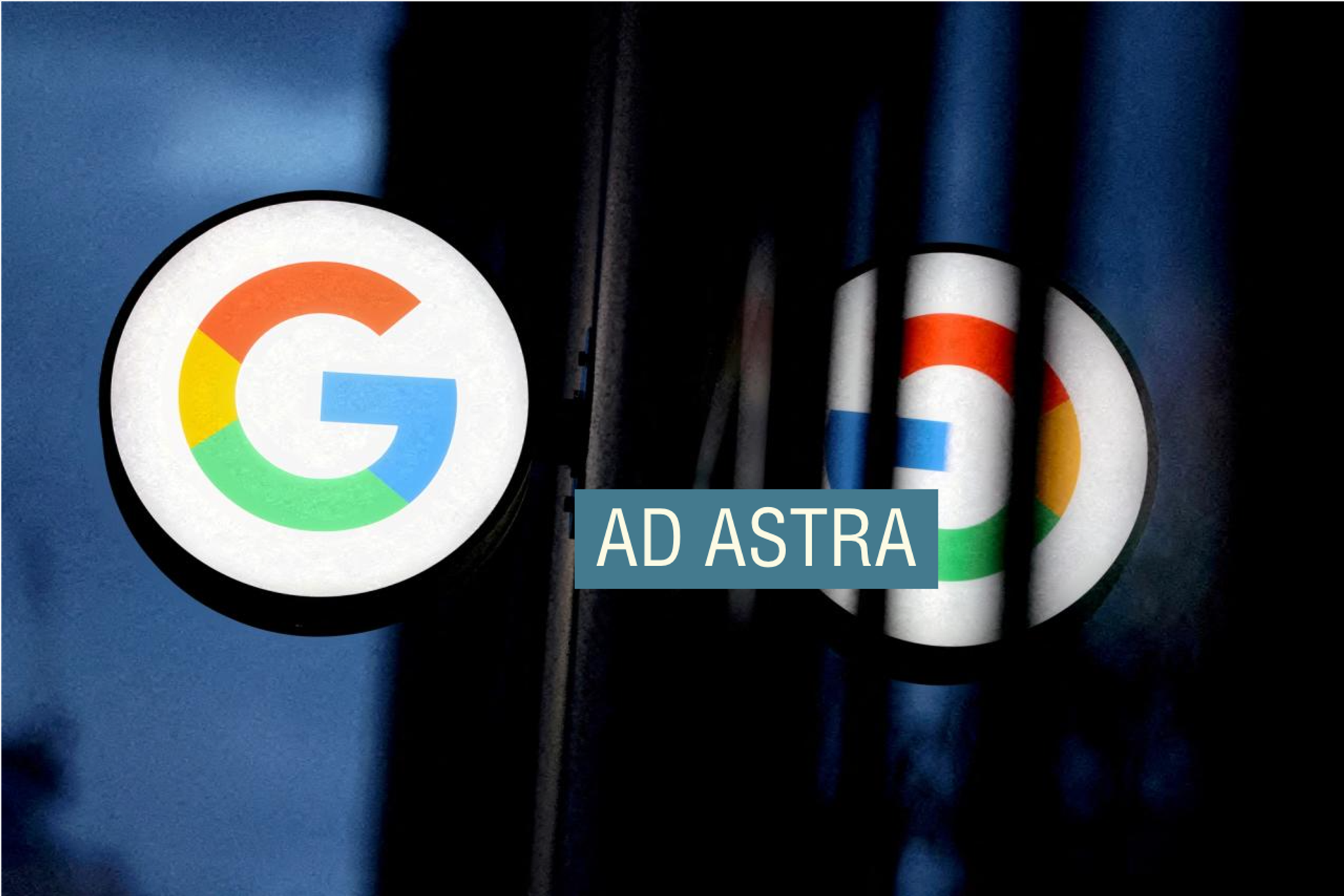  The logo for Google is seen at a Google store in Manhattan, New York City