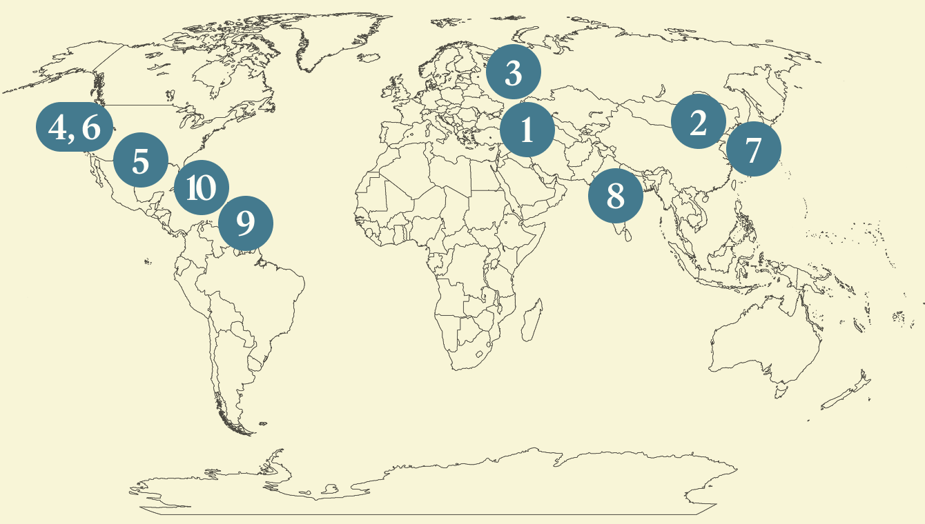 Semafor World Today map graphic
