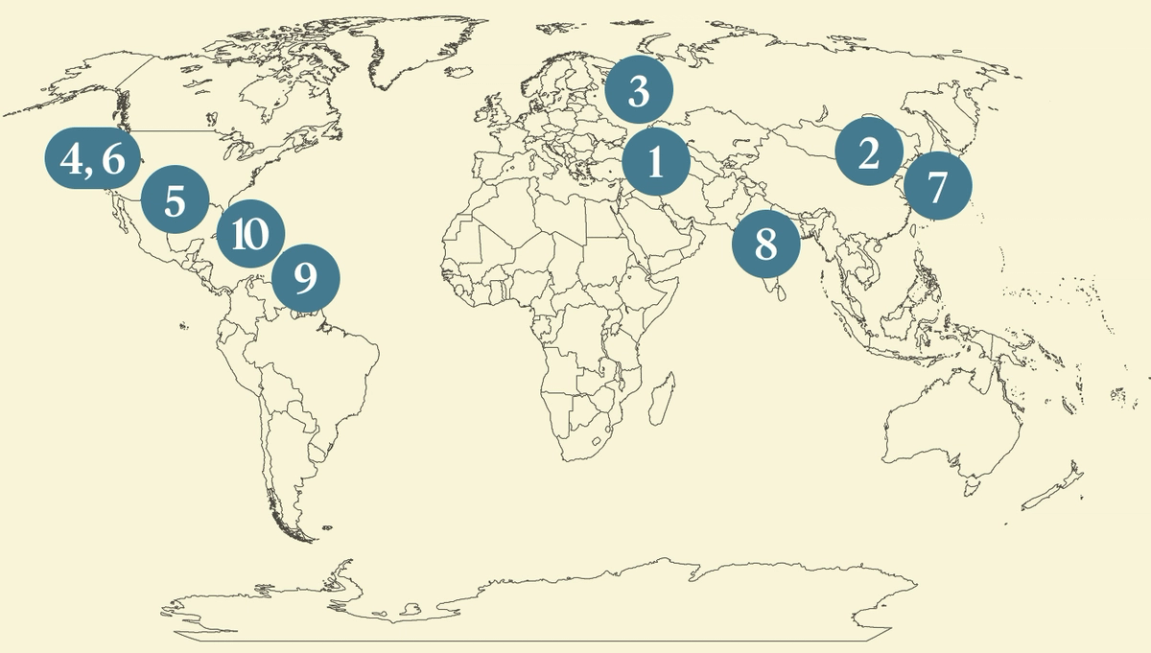 Semafor World Today map graphic