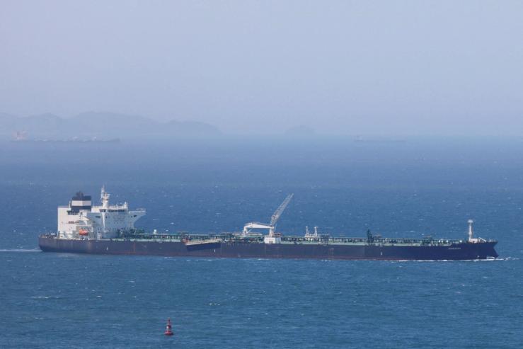 An oil tanker