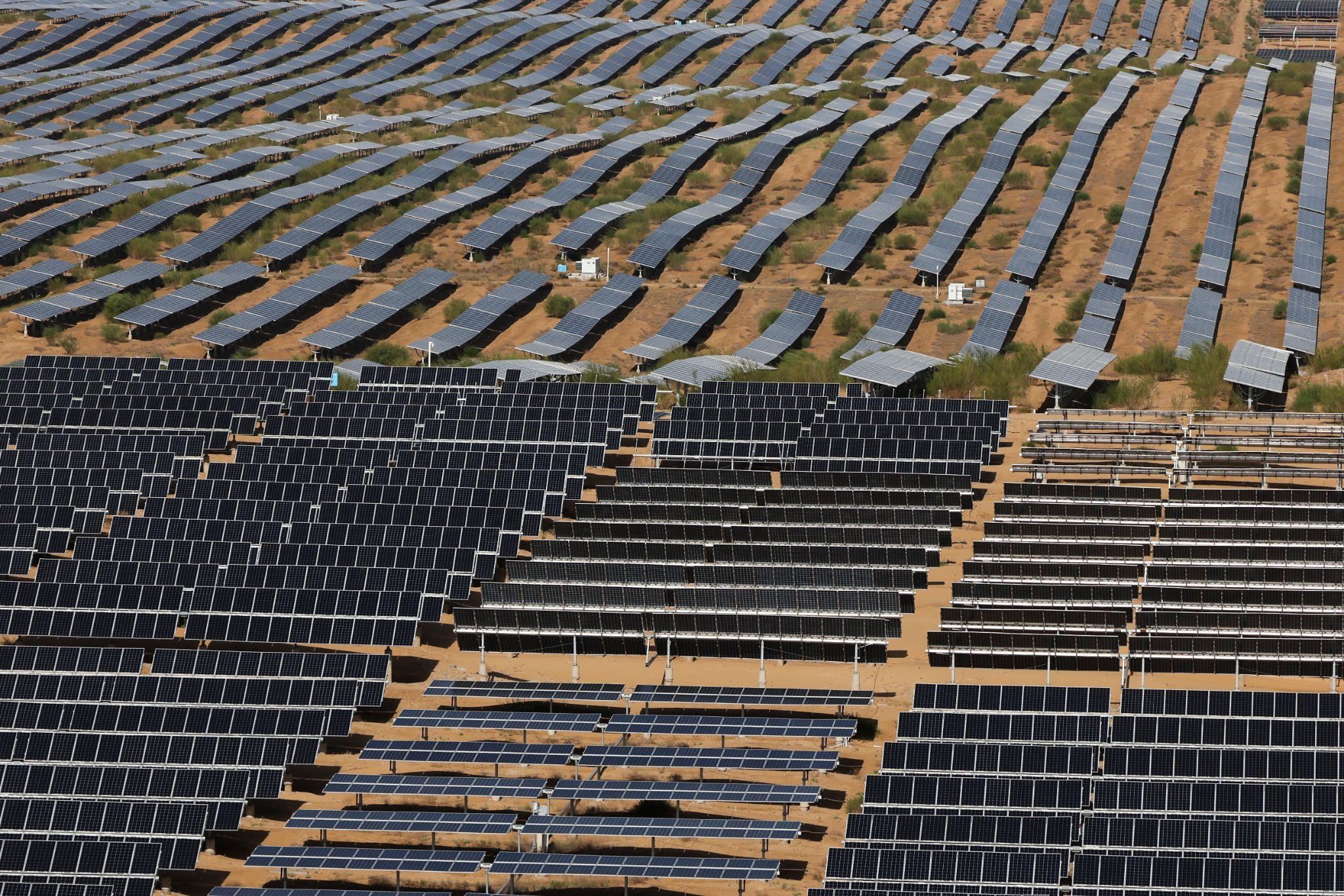 Chinese solar field