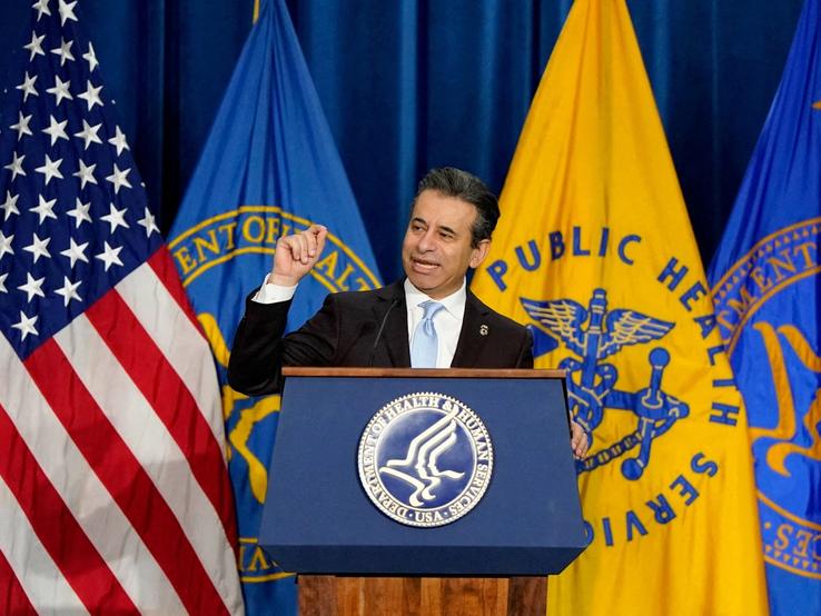 FDA Commissioner Marty Makary at a press conference