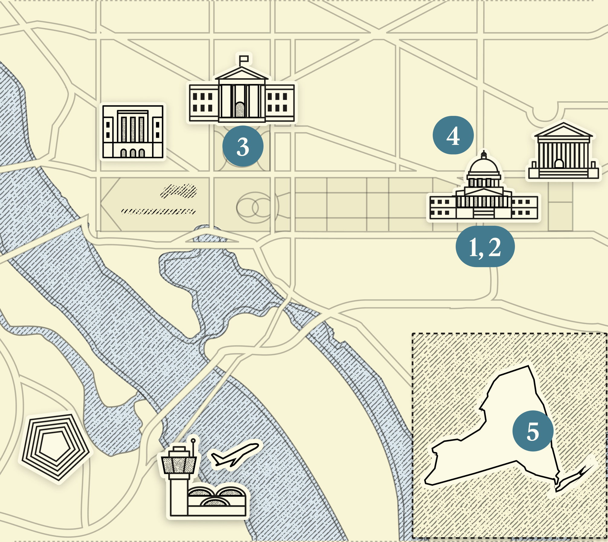 Map of Washington, DC