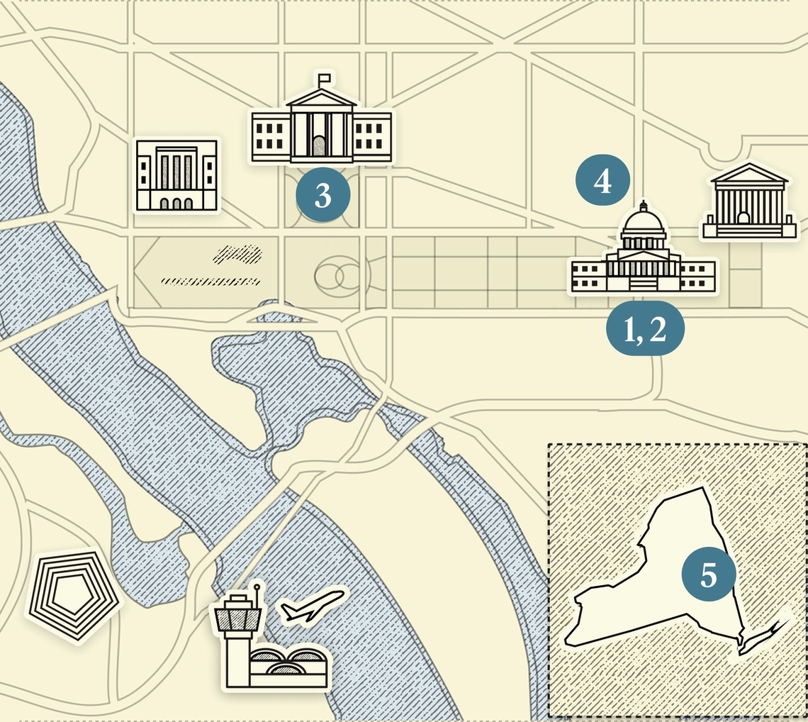Map of Washington, DC