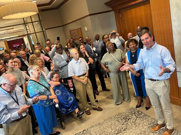 Gov. Andy Beshear, D-Ky., in Columbia, S.C.