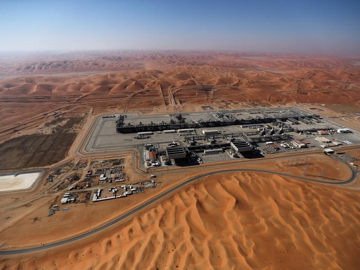 General view of Aramco’s oil field in the Empty Quarter