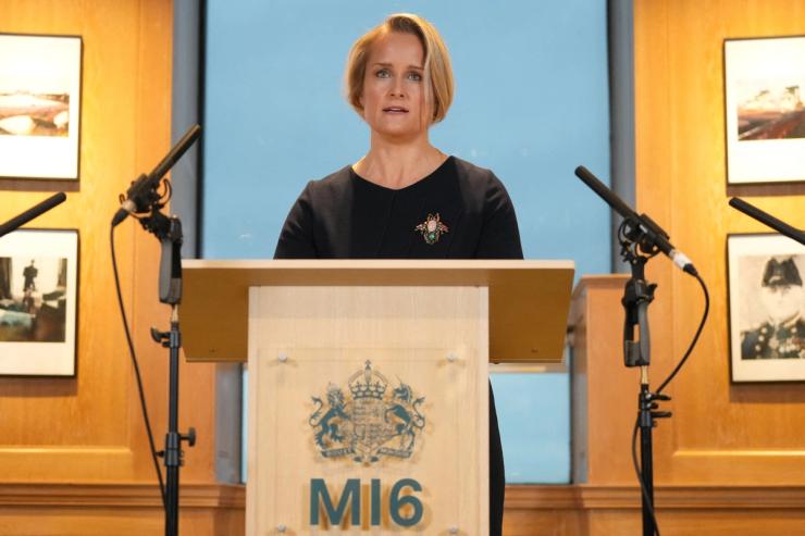 New head of Britain’s MI6, Blaise Metreweli, makes her first public speech in London.