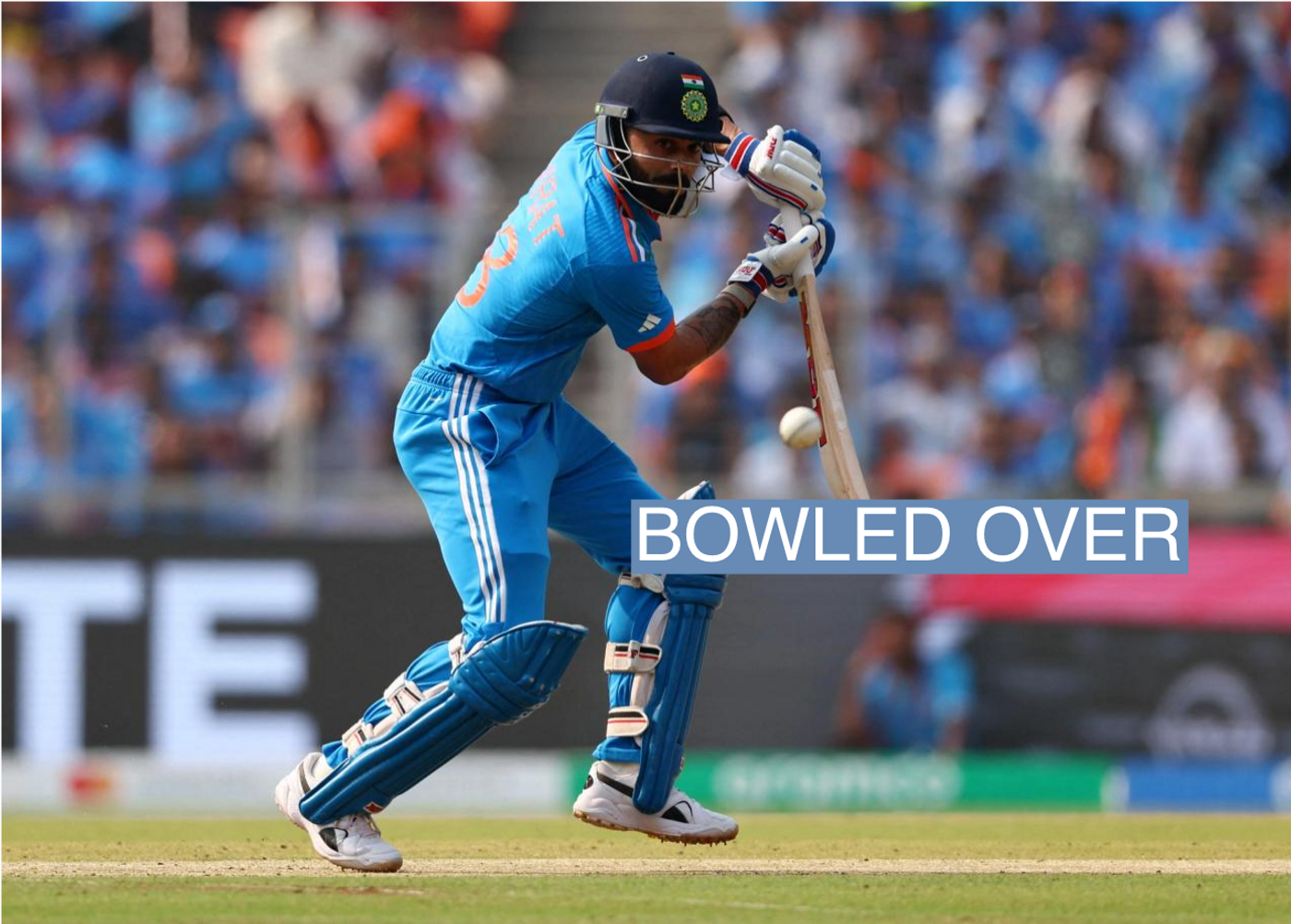 India's Virat Kohli in the Cricket World Cup final