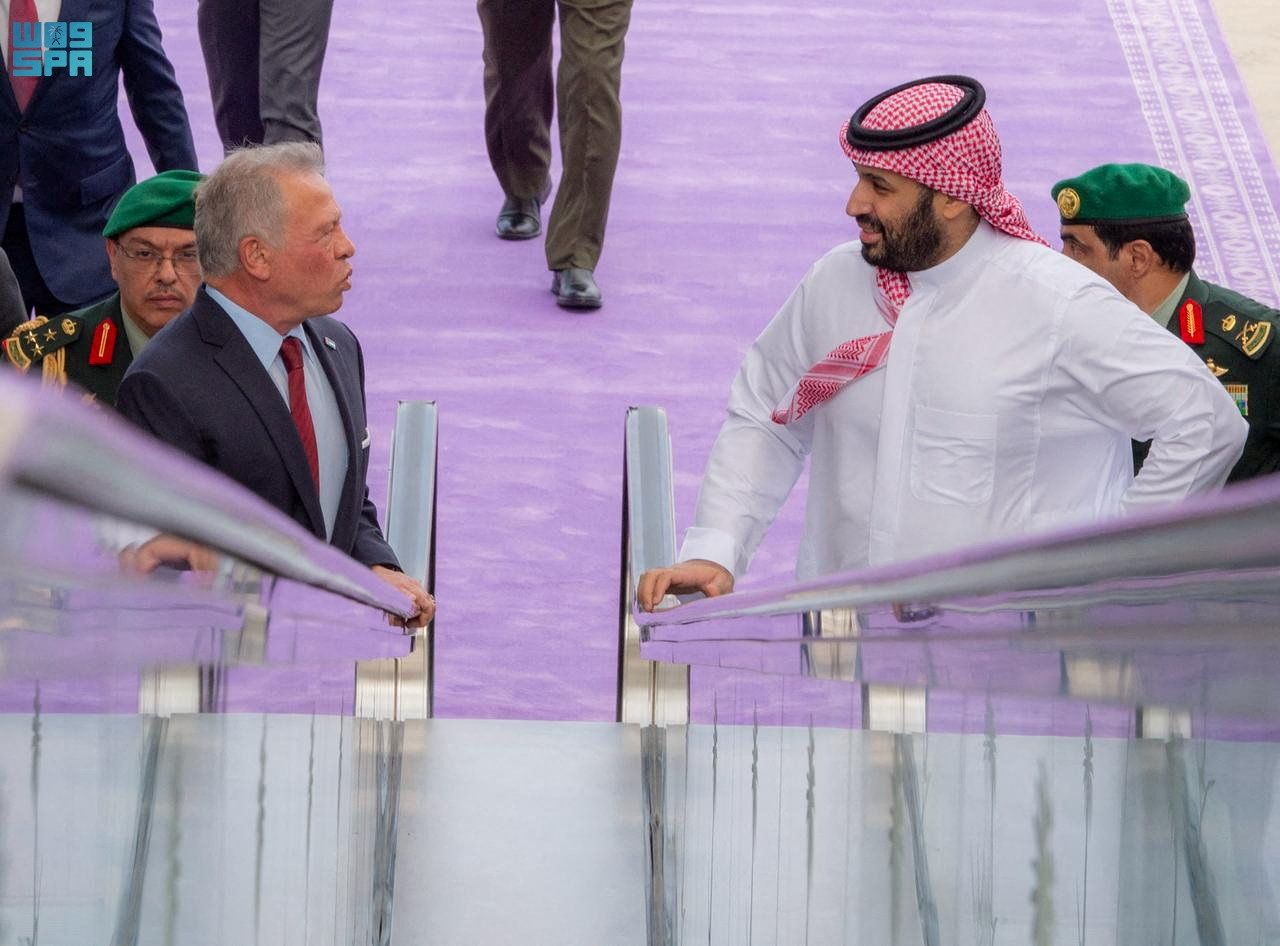 Jordan’s King Abdullah II meets Saudi Crown Prince, Mohammed bin Salman in Jeddah, Saudi Arabia, March 30, 2026.