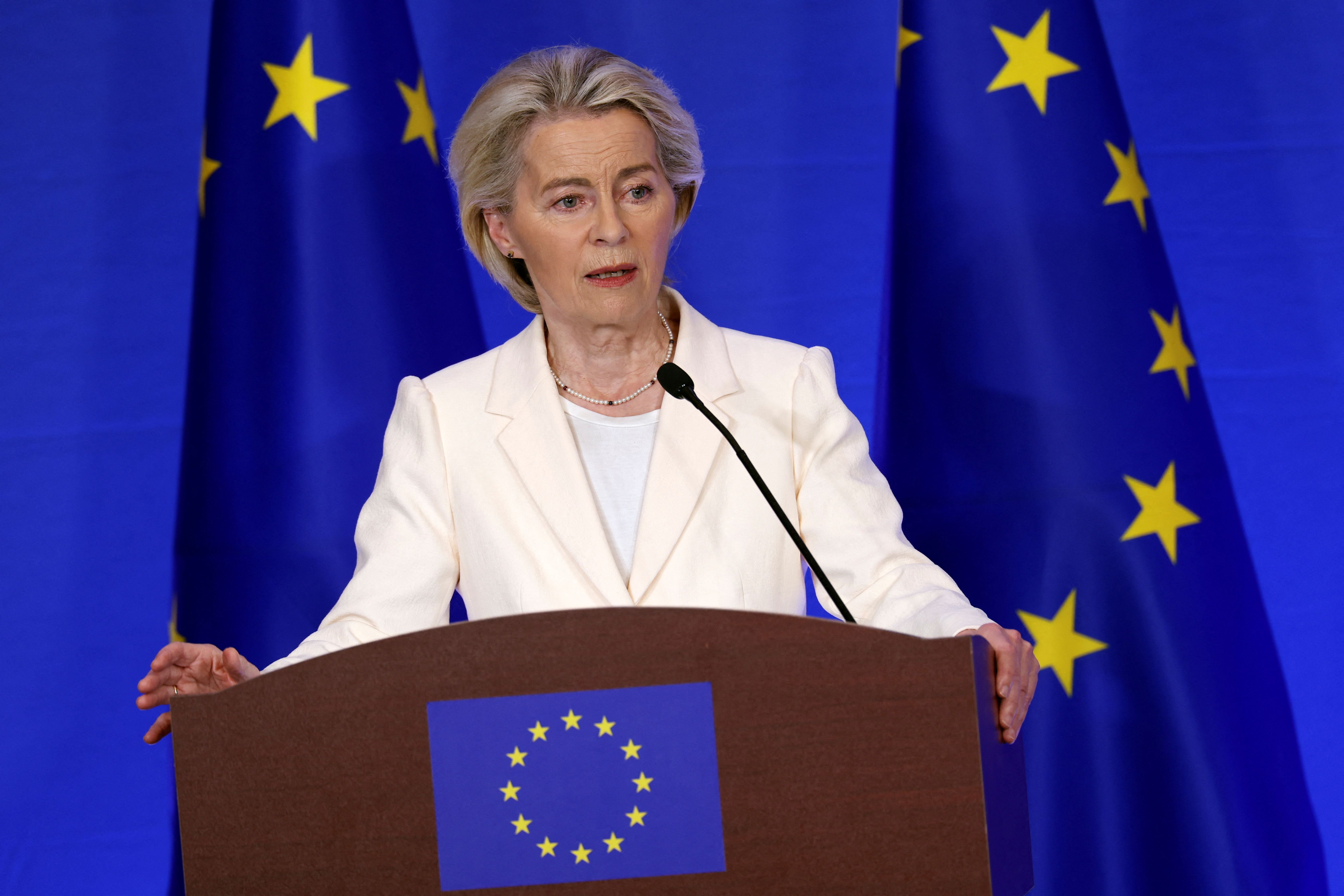 European Commission President Ursula von der Leyen.
