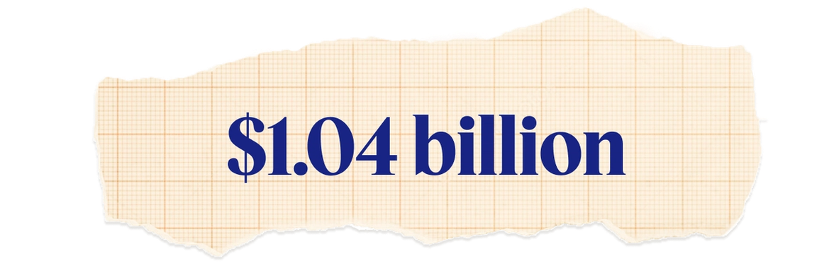 $1.04 billion