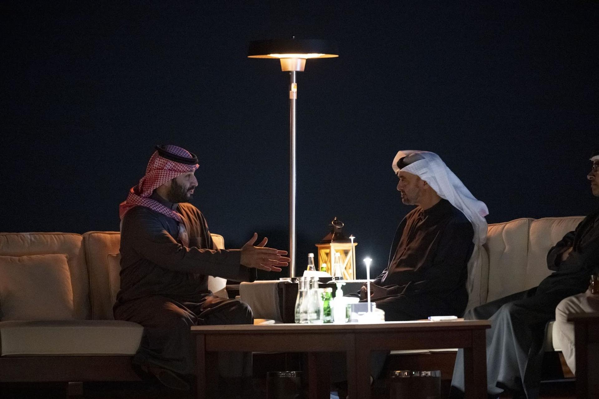 UAE President Sheikh Mohamed bin Zayed meets Saudi Crown Prince Mohammed bin Salman