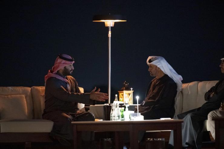 UAE President Sheikh Mohamed bin Zayed meets Saudi Crown Prince Mohammed bin Salman