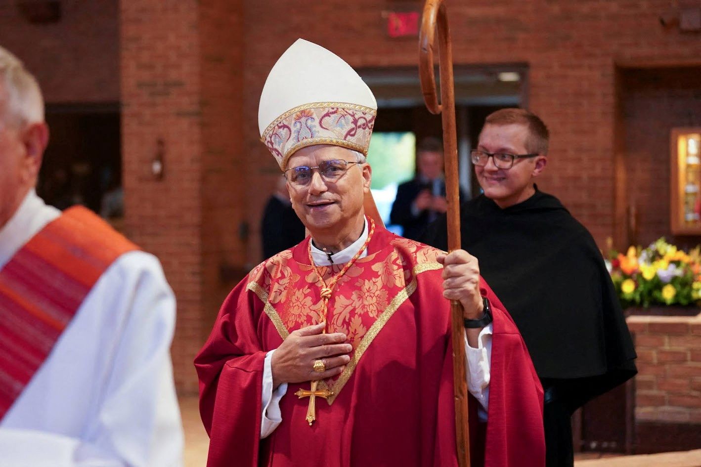 Then-Cardinal Robert F. Prevost in 2024.