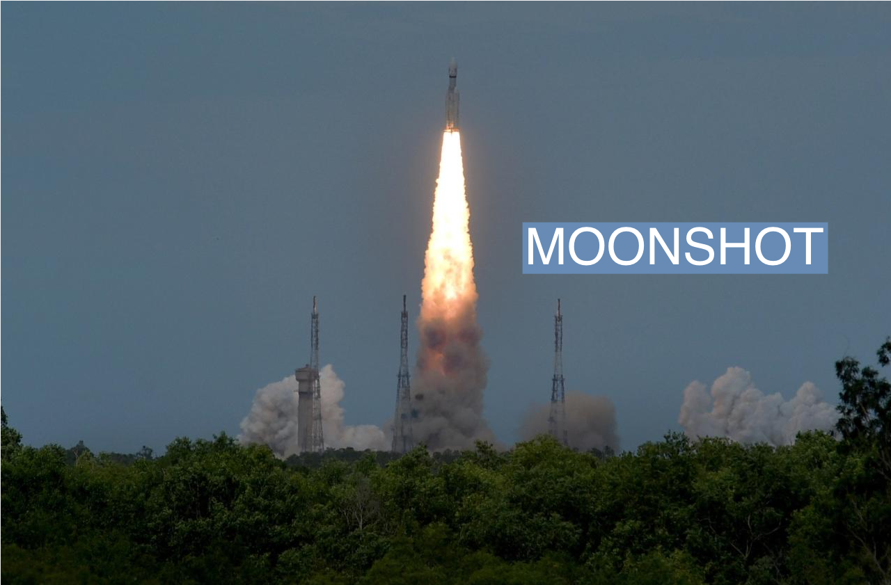 India’s LVM3-M4 blasts off carrying Chandrayaan-3 lander from the Satish Dhawan Space Centre at Sriharikota, India, July 14, 2023. REUTERS/Stringer