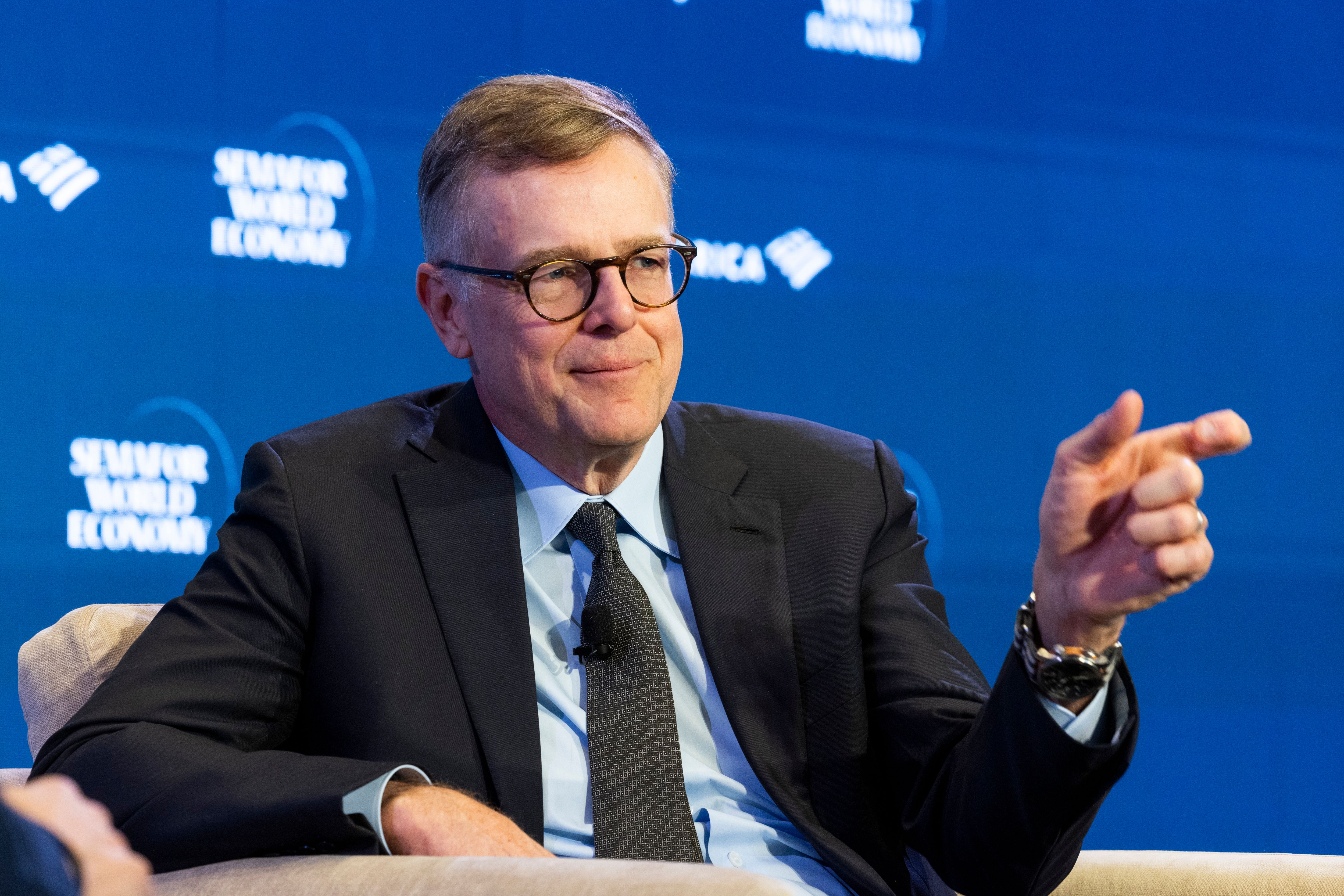 George Walker, Neuberger Berman CEO, speaks at Semafor World Economy 2026.