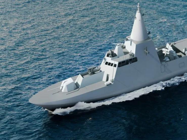 60-metre FALAJ 3 naval patrol vessel.