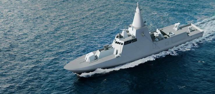 60-metre FALAJ 3 naval patrol vessel.