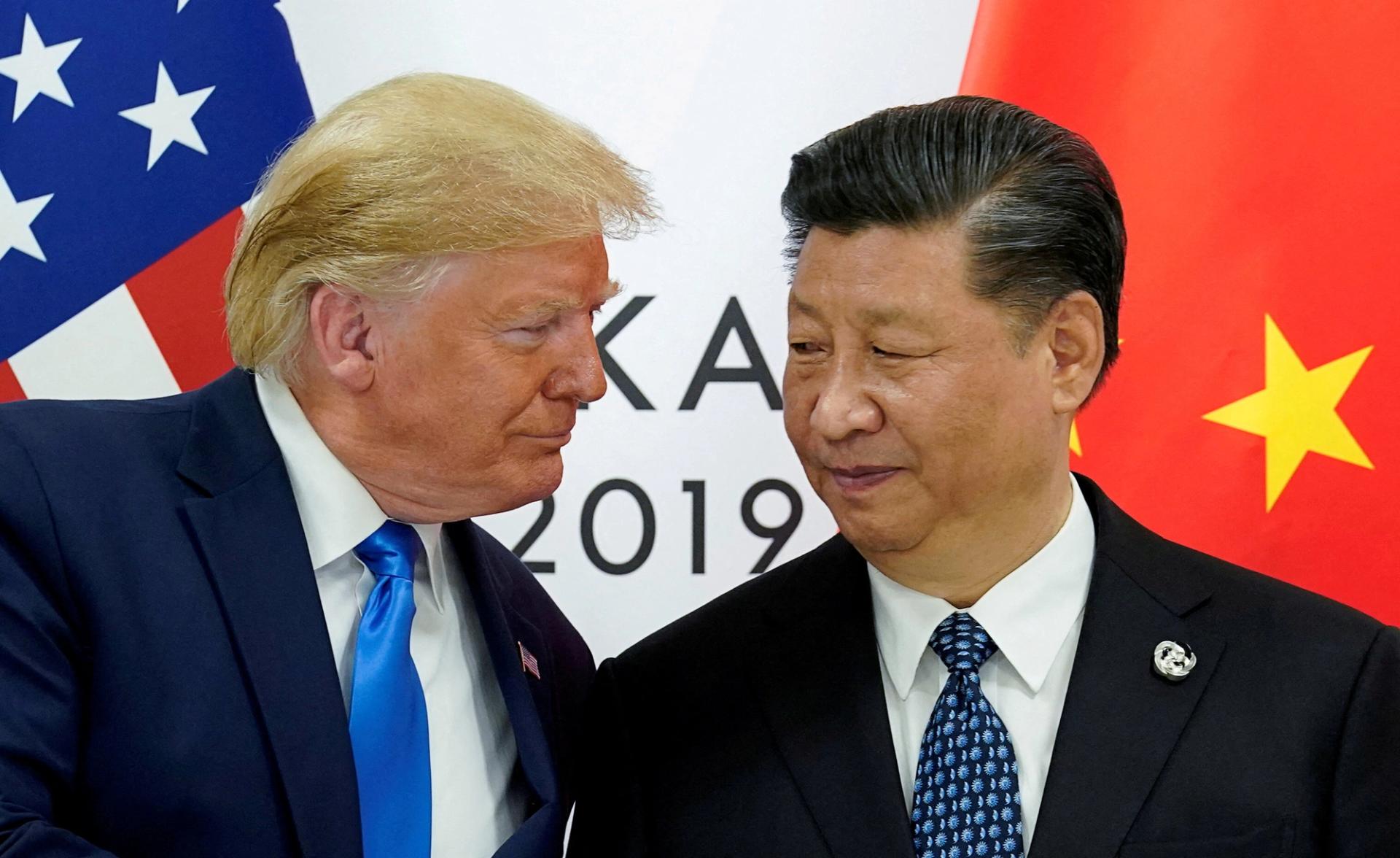 US President Donald Trump meets with China’s Xi Jinping.