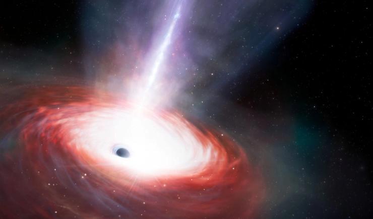 An illustration of a black hole.