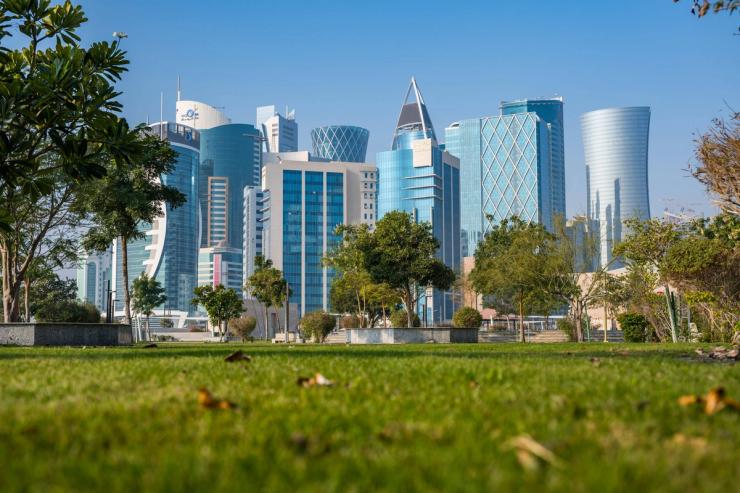 The Westbay skyline in Doha.
