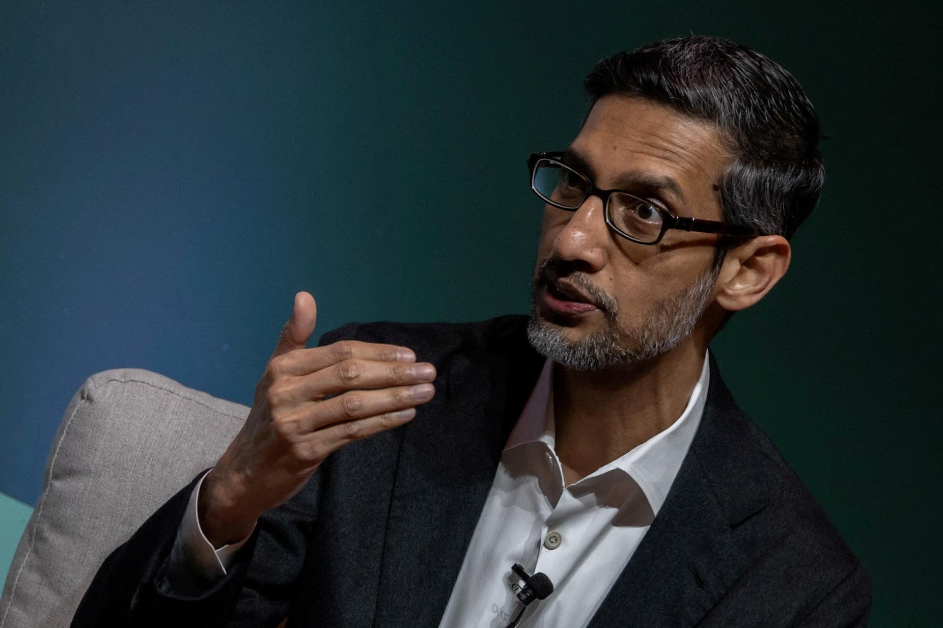 Alphabet CEO Sundar Pichai. 