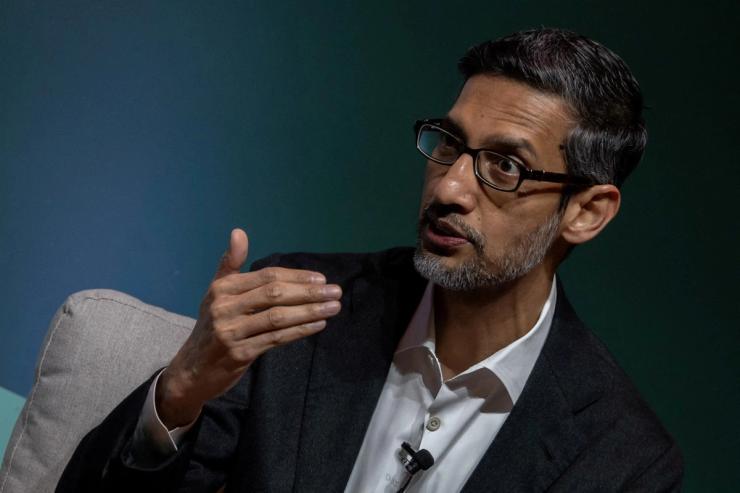 Alphabet CEO Sundar Pichai.