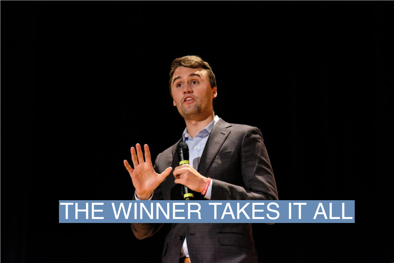 Charlie Kirk speaks at Culture War Turning Point USA event at the Ohio State University in Columbus, Ohio, on Oct. 29, 2019.