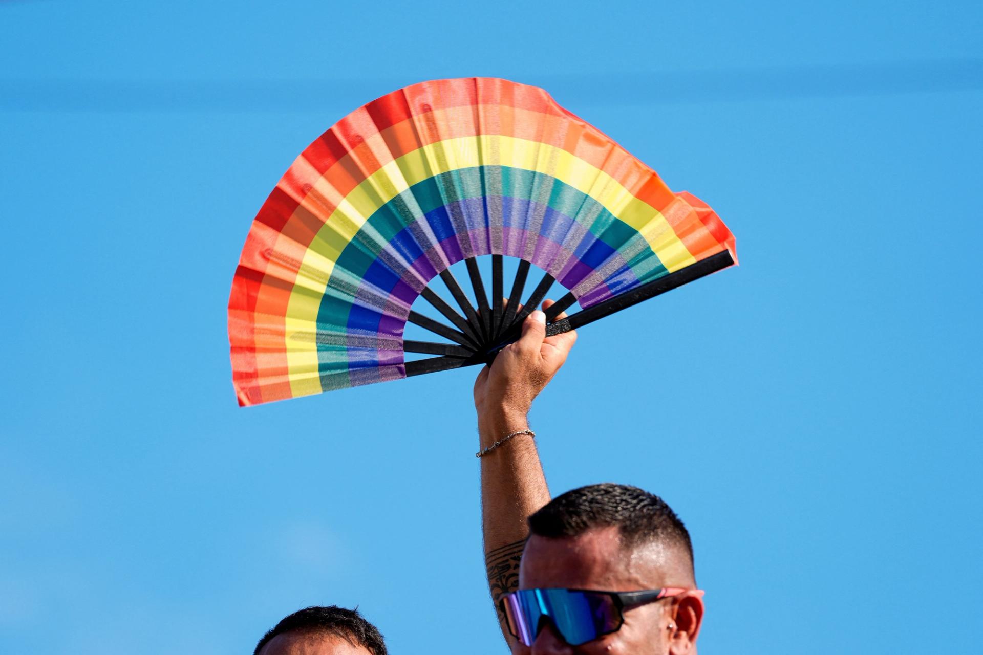 A Pride parade.