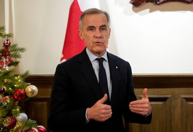 Canada’s PM Carney makes an energy-related announcement.