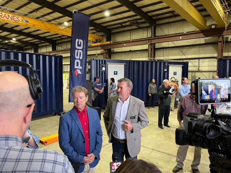 Sen. Rand Paul, R-Ky., and Rep. Thomas Massie, R-Ky.