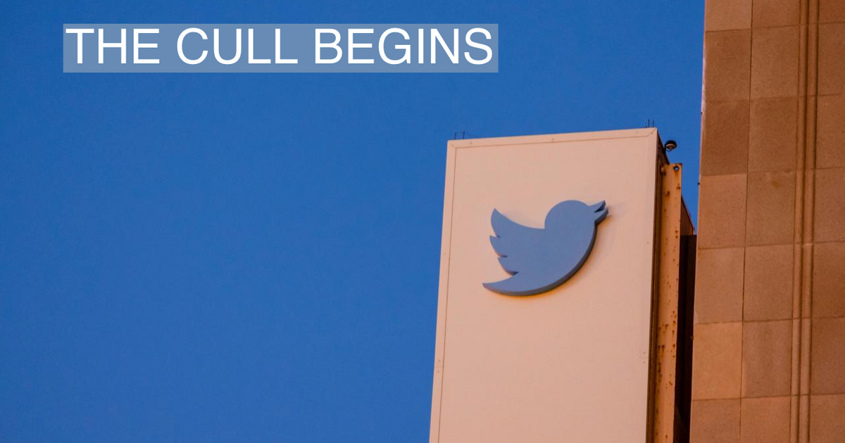 Layoffs start at Elon Musk’s Twitter | Semafor