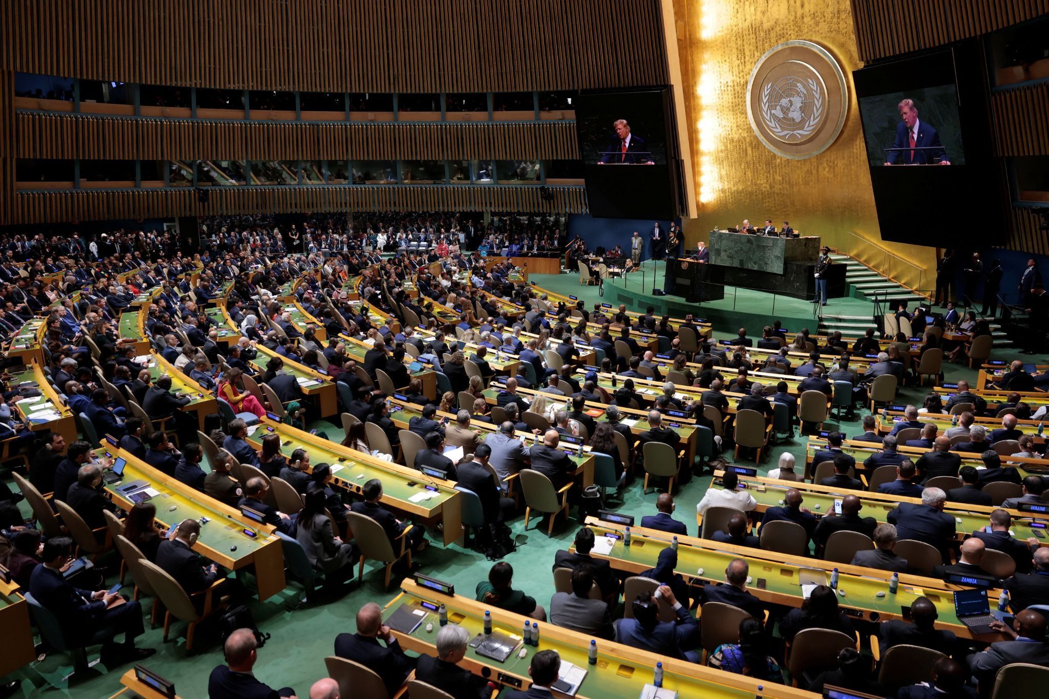 The general assembly at the 81st UNGA.