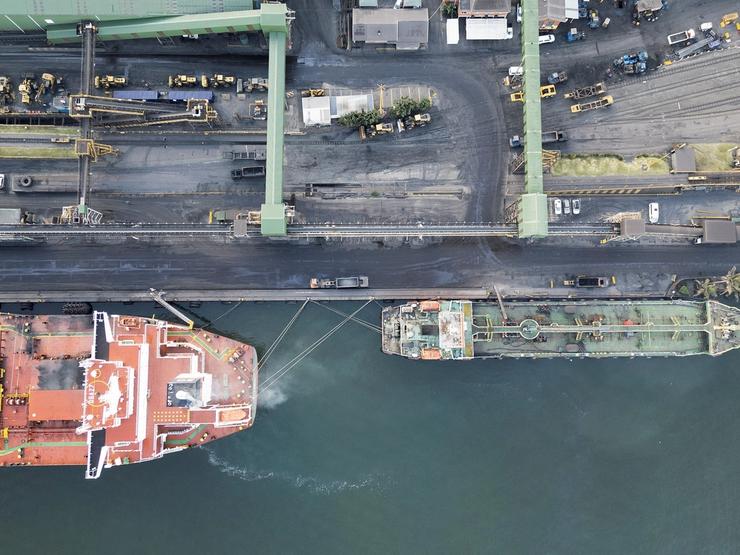 Durban port.
