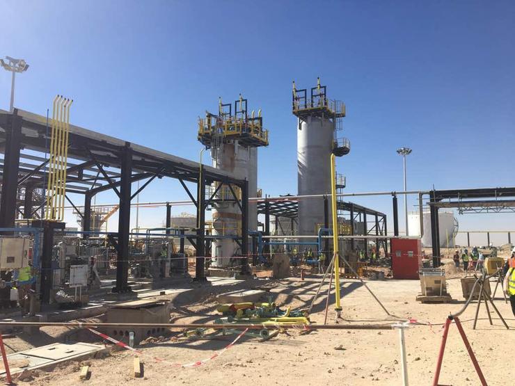 A new project gas field in Touat, Algeria.