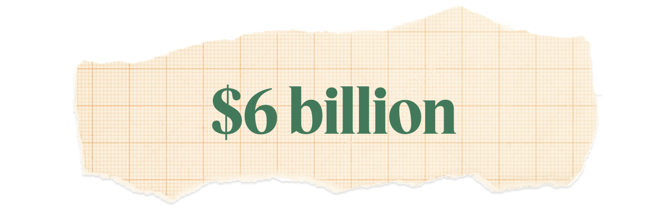 $6 billion.