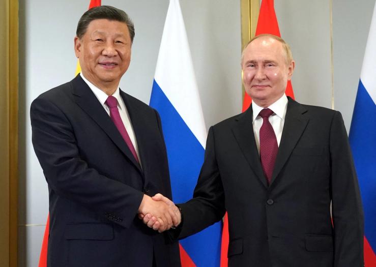 Xi Jinping and Vladimir Putin