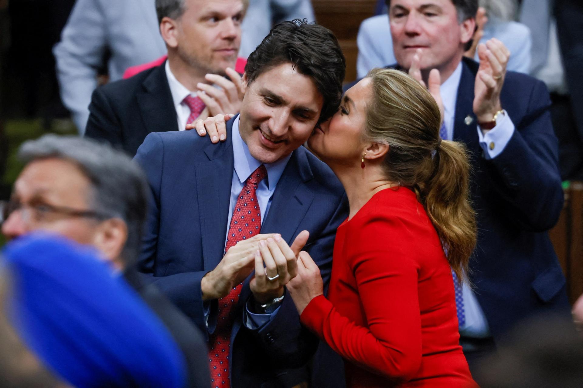 Canadian Prime Minister Justin Trudeau and Sophie Gregoire, March 24, 2023.