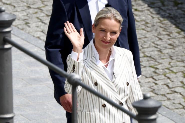The co-leader of the AfD Alice Weidel. Liesa Johannssen/Reuters