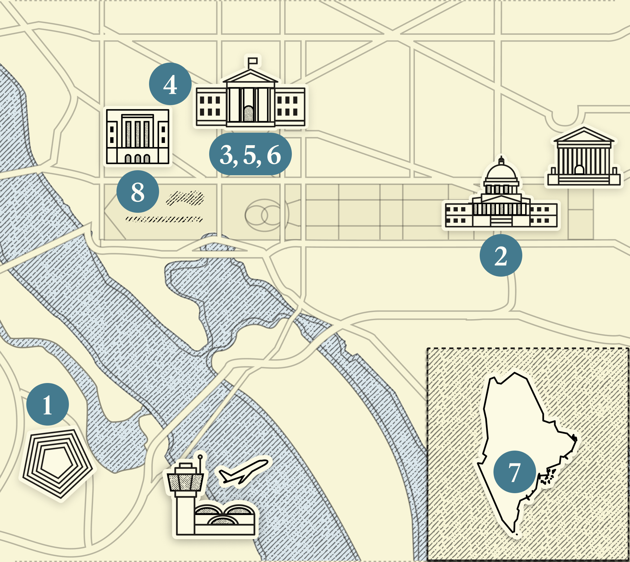 A map of DC.