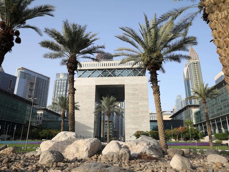 A general view of The Gate building at Dubai International Financial Centre (DIFC) in Dubai.