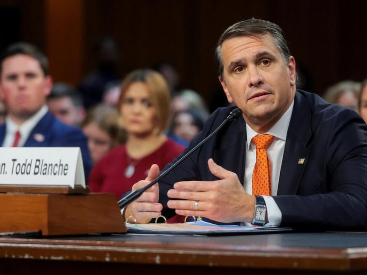 Acting Attorney General Todd Blanche