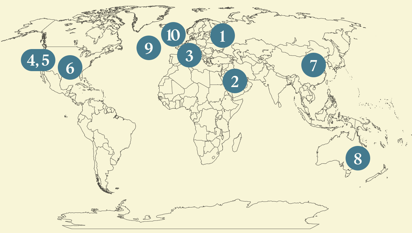Semafor World Today map graphic