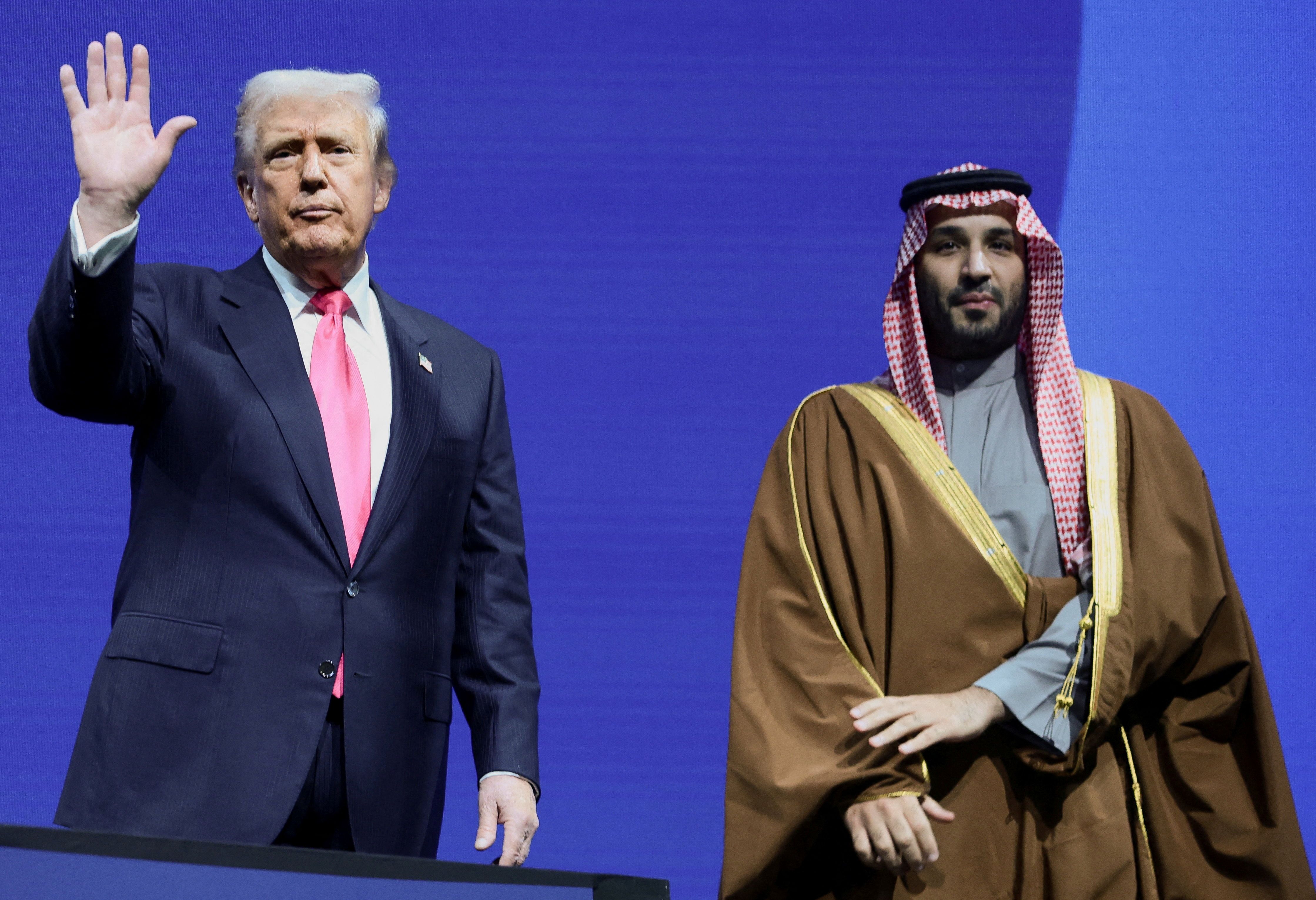 President Donald Trump and Saudi Crown Prince Mohammed bin Salman