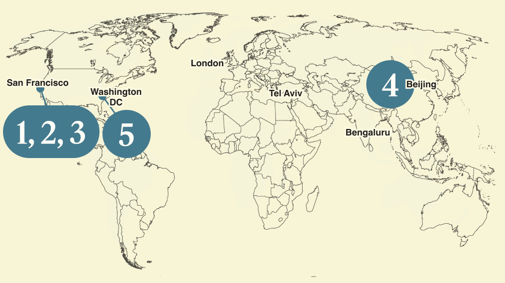 A map of the world
