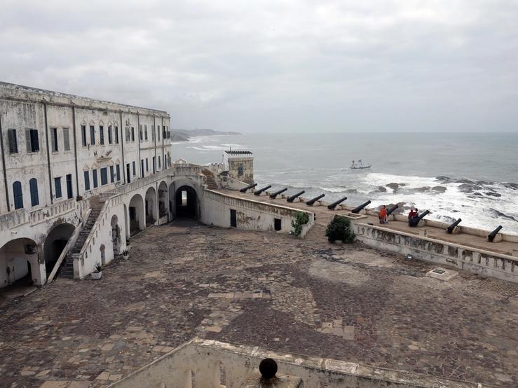 Cape Coast Castle in Ghana.