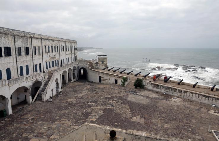 Cape Coast Castle in Ghana.