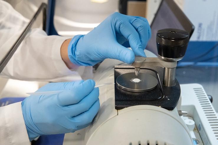 A scientist in a lab