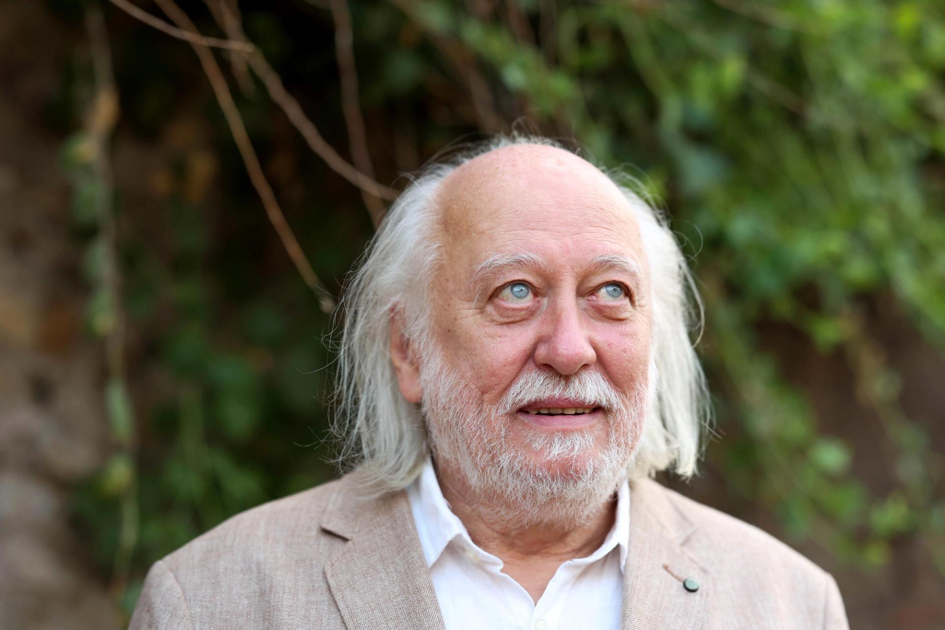Hungarian novelist and screenwriter László Krasznahorkai. 